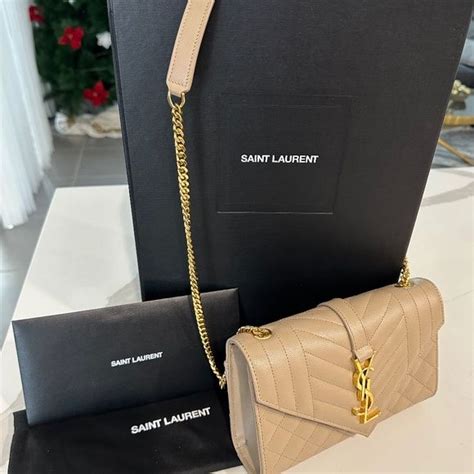 ysl small enveloppe|ysl envelope bag beige.